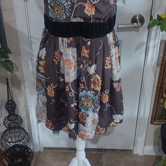 Free People Fit & Flare Floral BOHO Cottagcore Sun Dress - Picture 7 of 12